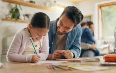 Parent Teaching Child