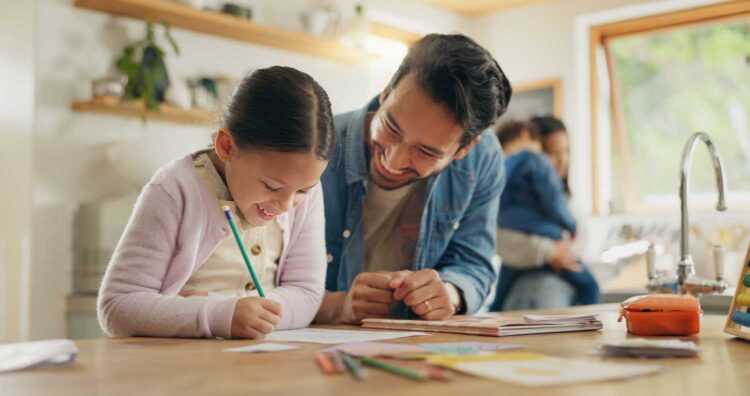 Parent Teaching Child