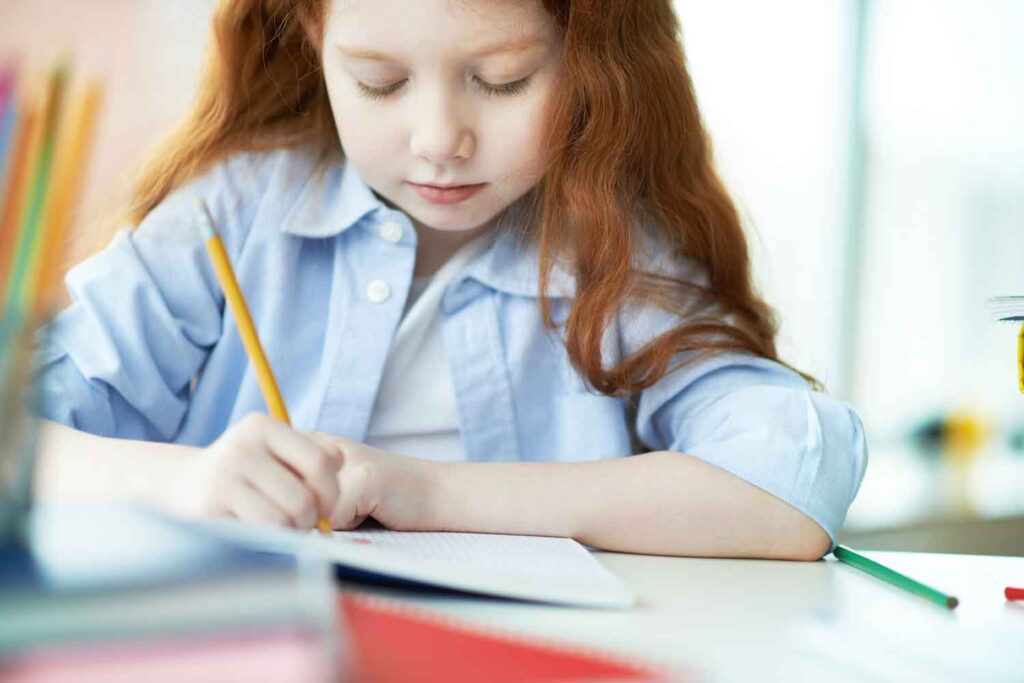 Girl in Preschool